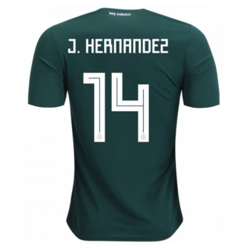 Mexico 2018 World Cup Home Javier Chicharito Hernandez #14 Shirt Soccer Jersey