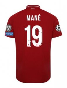 Liverpool 2018/19 Home MANÉ Shirt UCL Soccer Jersey