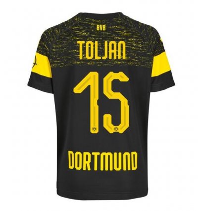 Borussia Dortmund 2018/19 Toljan 15 Away Shirt Soccer Jersey
