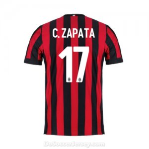 AC Milan 2017/18 Home Zapata #17 Shirt Soccer Jersey