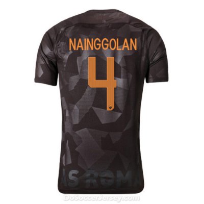 AS ROMA 2017/18 Third NAINGGOLAN #4 Shirt Soccer Jersey