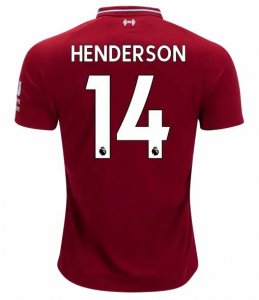 Liverpool 2018/19 Home HENDERSON Shirt Soccer Jersey