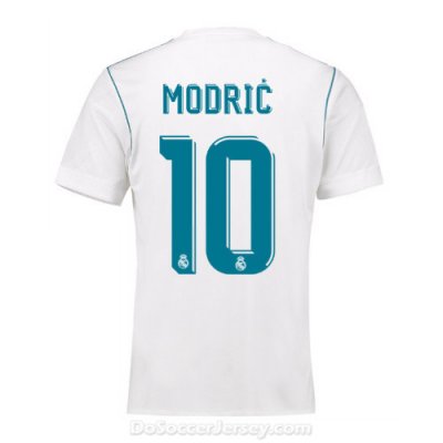 Real Madrid 2017/18 Home Modric #10 Shirt Soccer Jersey