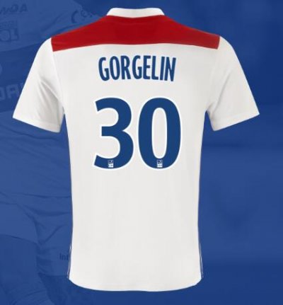 Olympique Lyonnais 2018/19 GORGELIN 30 Home Shirt Soccer Jersey