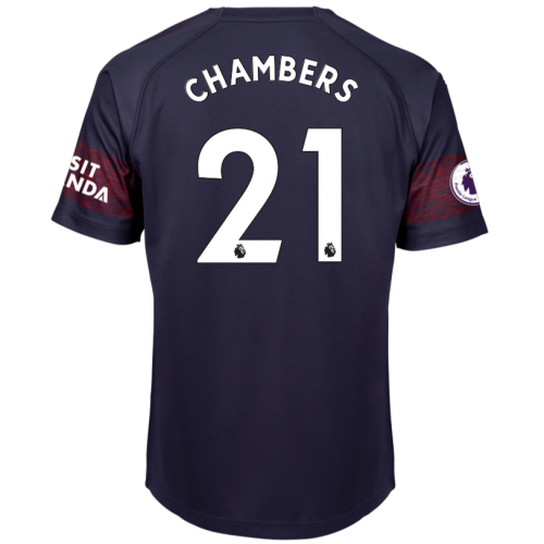 Arsenal 2018/19 Calum Chambers 21 Away Shirt Soccer Jersey