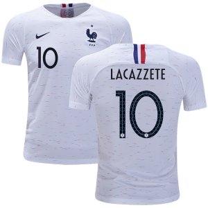 France 2018 World Cup LACAZETTE 10 Away Shirt Soccer Jersey