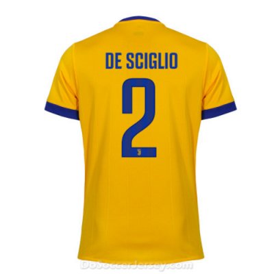 Juventus 2017/18 Away DE SCIGLIO #2 Shirt Soccer Jersey