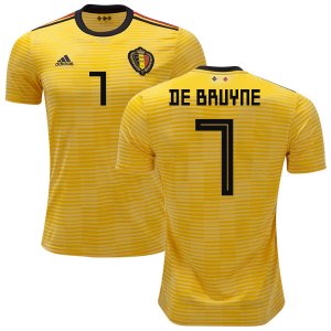 Belgium 2018 World Cup Away KEVIN DE BRUYNE 7 Shirt Soccer Jersey