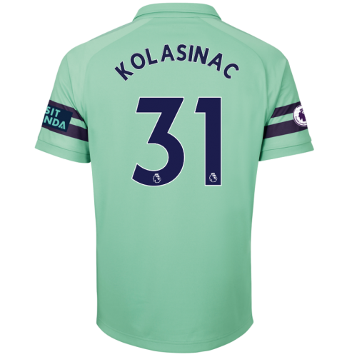 Arsenal 2018/19 Sead Kolasinac 31 Third Shirt Soccer Jersey