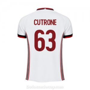 AC Milan 2017/18 Away Cutrone #63 Shirt Soccer Jersey