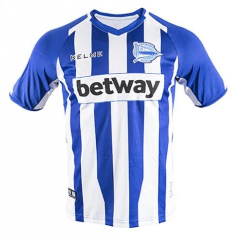 Deportivo Alaves 2018/19 Home Shirt Soccer Jersey