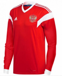 Russia 2018 World Cup Home Long Sleeved Shirt Soccer Jersey