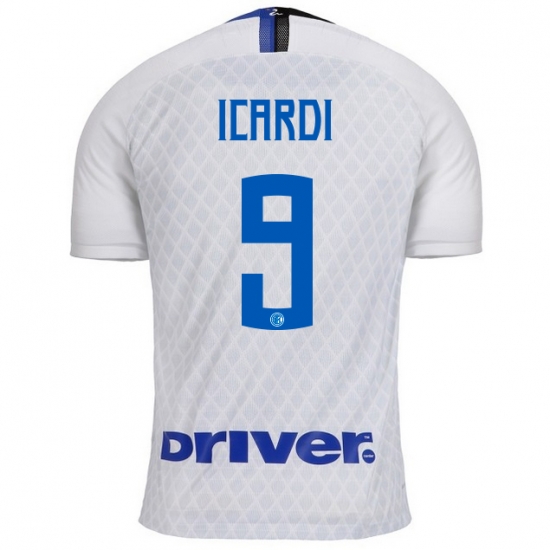 Inter Milan 2018/19 ICARDI 9 Away Shirt Soccer Jersey - Click Image to Close