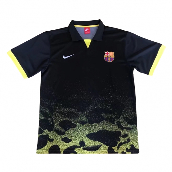 Barcelona Camouflage Yellow 2018 Polo Shirt - Click Image to Close