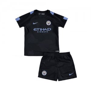 Manchester City 2017/18 Third Kids Soccer Kit Children Shirt And Shorts