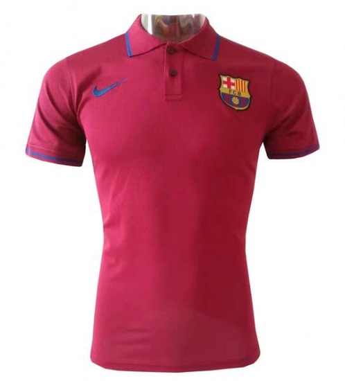 Barcelona 2019/2020 Burgundy Polo Shirt - Click Image to Close