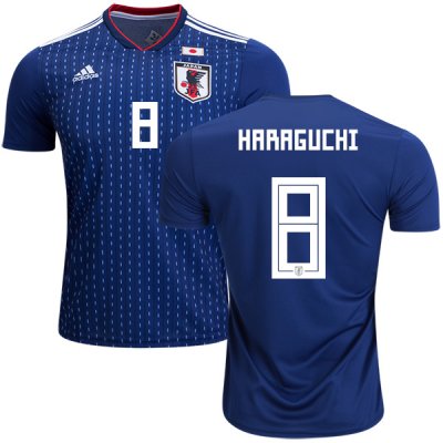 Japan 2018 World Cup GENKI HARAGUCHI 8 Home Shirt Soccer Jersey