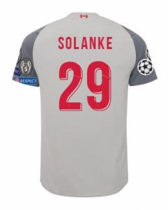 Liverpool 2018/19 DOMINIC SOLANKE 29 UCL Third Shirt Soccer Jersey