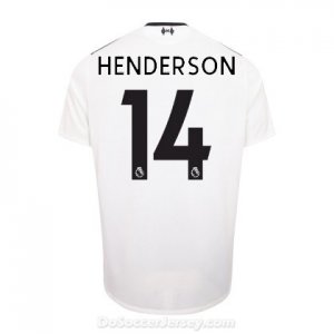 Liverpool 2017/18 Away Henderson #14 Shirt Soccer Jersey