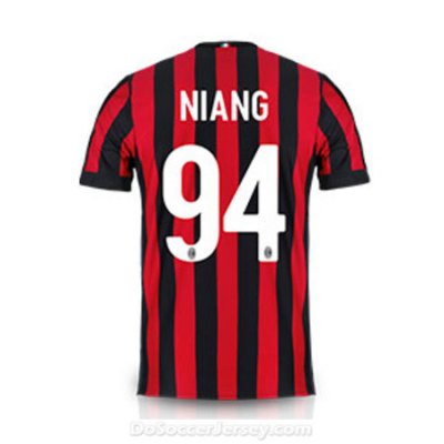 AC Milan 2017/18 Home Niang #94 Shirt Soccer Jersey