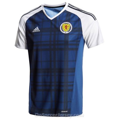 Scotland 2016/17 Home Shirt Soccer Jersey