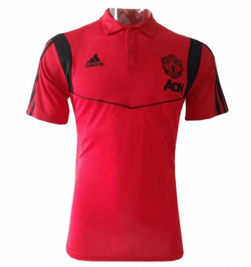 Manchester United 2019/2020 Red Polo Shirt - Click Image to Close