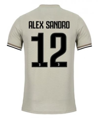 Juventus 2018-19 Away ALEX SANDRO Shirt Soccer Jersey
