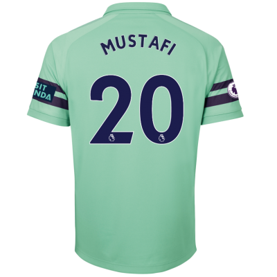 Arsenal 2018/19 Shkodran Mustafi 20 Third Shirt Soccer Jersey