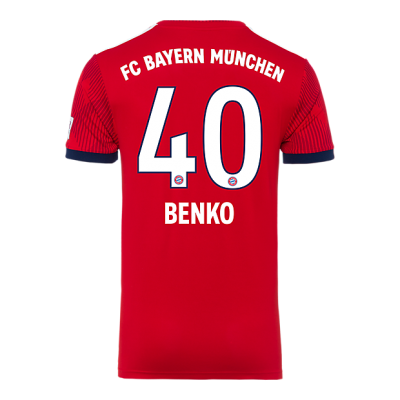 Bayern Munich 2018/19 Home 40 Benko Shirt Soccer Jersey