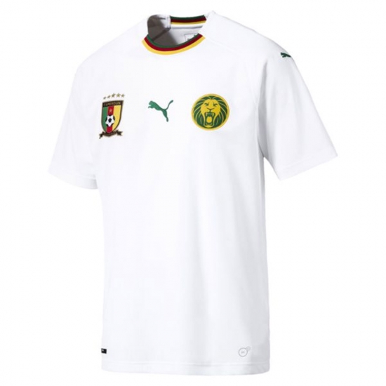 Cameroon 2018 World Cup Away Shirt Soccer Jersey - Click Image to Close