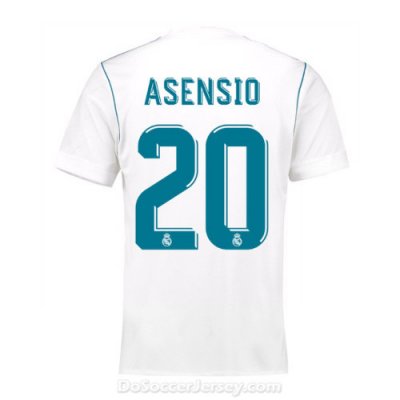 Real Madrid 2017/18 Home Asensio #20 Shirt Soccer Jersey