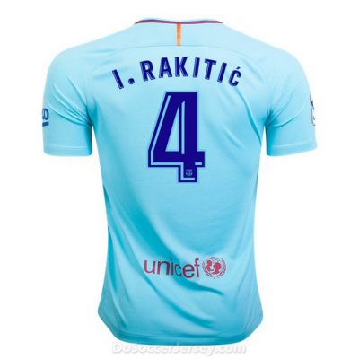 Barcelona 2017/18 Away I. Rakitic #4 Shirt Soccer Jersey