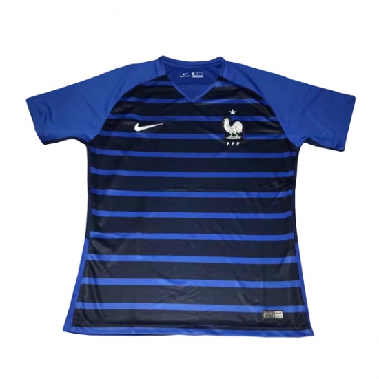 France 2017/18 Pre-Match Blue Shirt Soccer Jersey - Click Image to Close