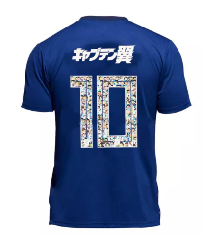 Men Japan 2018 World Cup Home キャプテン翼 Shirt Soccer Jersey - Click Image to Close