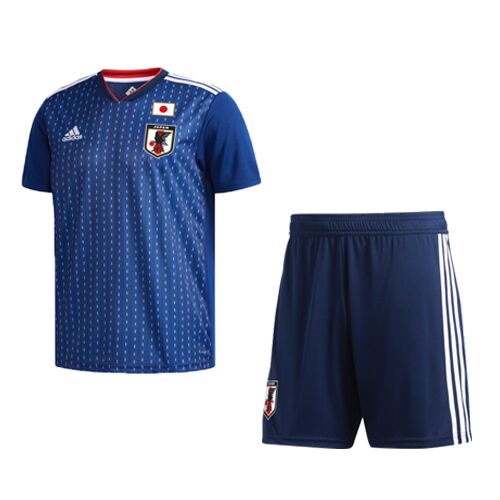 Japan 2018 World Cup Home Soccer Jersey Uniform (Shirt + Shorts) - Click Image to Close