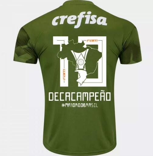 CAMISA Palmeiras 2018/19 Third Deca CAMPEAO Shirt Soccer Jersey - Click Image to Close