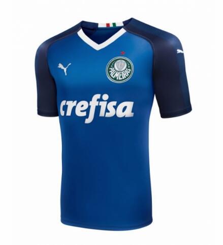 Palmeiras 2019/2020 Blue Goalkeeper Shirt Soccer Jersey - Click Image to Close