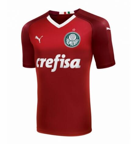 Palmeiras 2019/2020 Red Goalkeeper Shirt Soccer Jersey - Click Image to Close