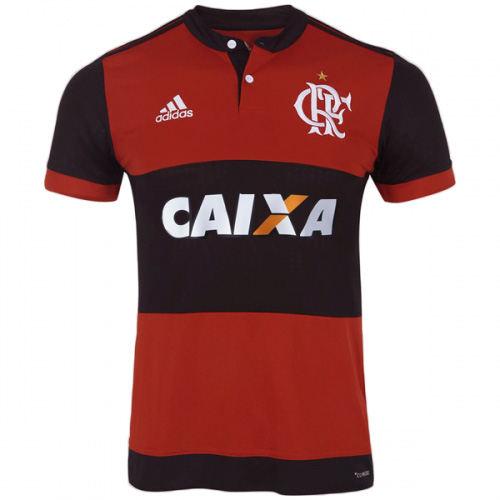 CR Flamengo 2017/18 Home Shirt Soccer Jersey - Click Image to Close