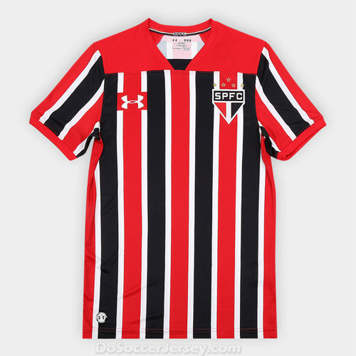 Sao Paulo FC 2017/18 Away Shirt Soccer Jersey - Click Image to Close