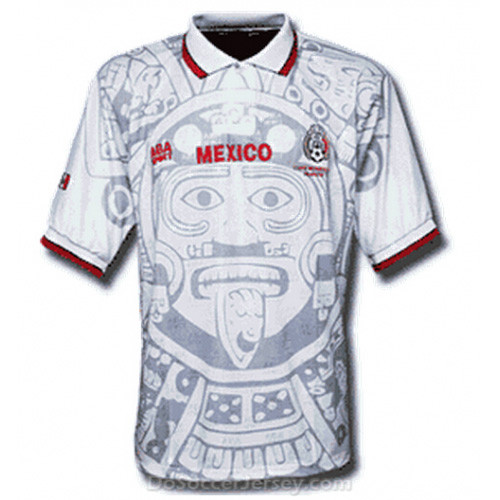 Mexico 1998 Away Retro Shirt Soccer Jersey - Click Image to Close