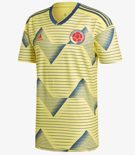 Colombia 2019 Copa America Home Shirt Soccer Jersey - Click Image to Close