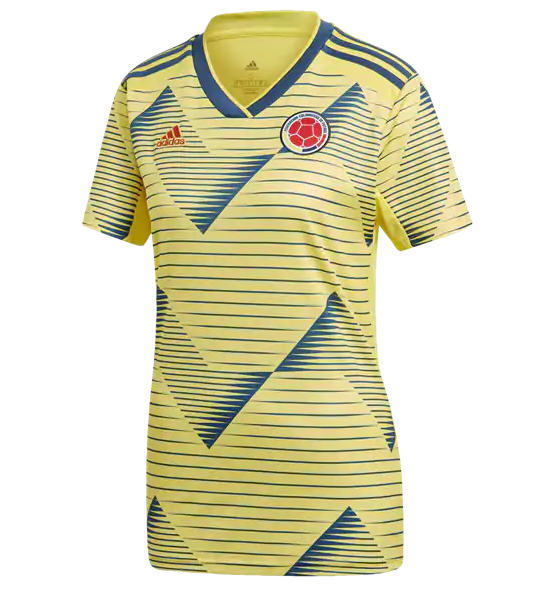 Colombia 2019 FIFA Home Women Shirt Soccer Jersey