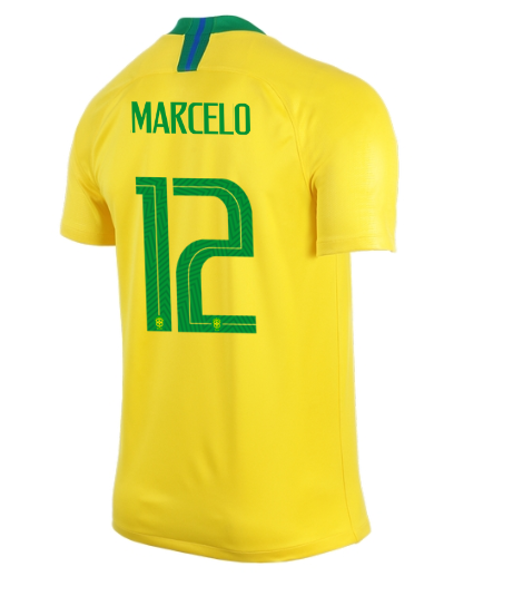 Brazil 2018 World Cup Home Marcelo Shirt Soccer Jersey - Click Image to Close