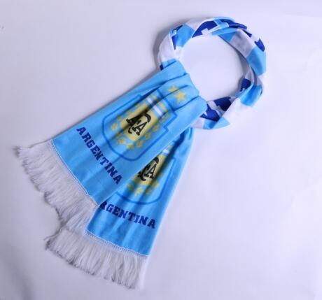 Argentina 2018 World Cup Soccer Scarf Blue - Click Image to Close