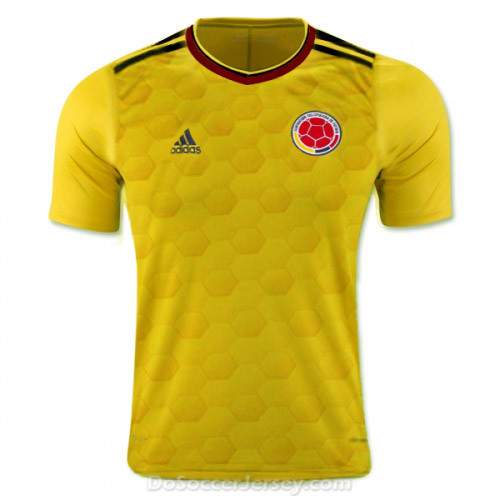 Colombia 2017/18 Home Shirt Soccer Jersey - Click Image to Close