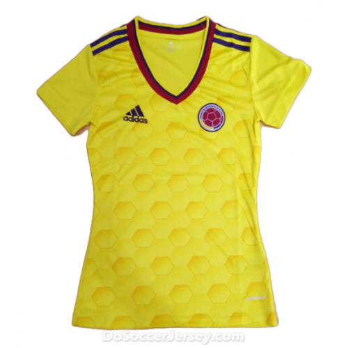 Colombia 2017/18 Home Women's Shirt Soccer Jersey
