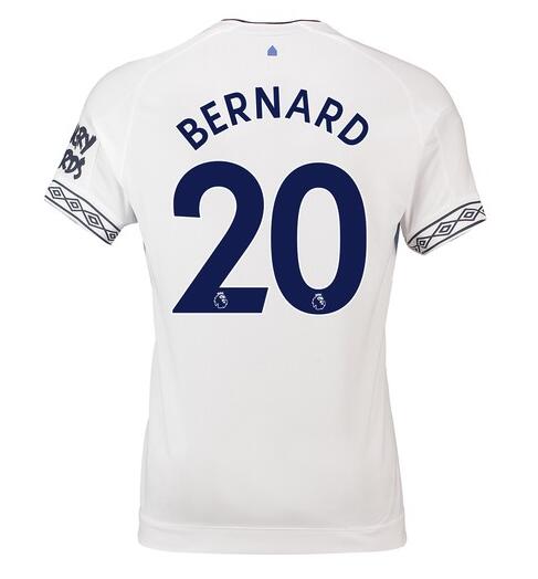 Everton 2018/19 Bernard 20 Third Shirt Soccer Jersey - Click Image to Close