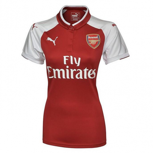 Arsenal 2017/18 Home Women's Soccer Jersey Shirt