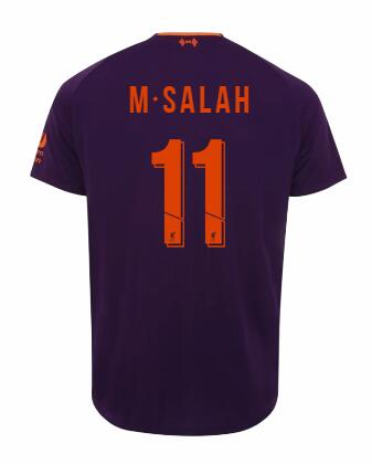 Liverpool 2018/19 MOHAMED SALAH 11 UCL Away Shirt Soccer Jersey